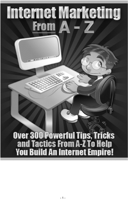 Product picture Internet Marketing from A - Z